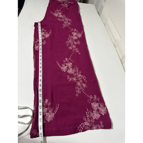 Indigo Thread CO. Women's Wide Leg Embroidered Pants size XL NWOT - Picture 8 of 8